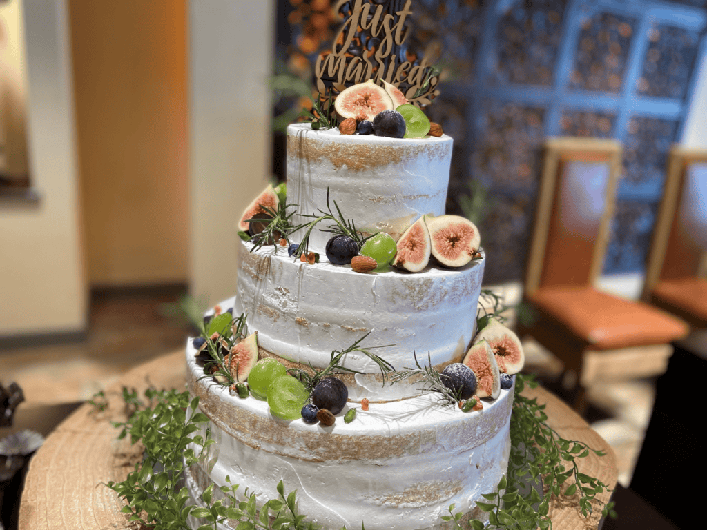ナチュラルウェディングケーキ ブログ 公式 福島県 福島市の結婚式場 ベル カーサ
