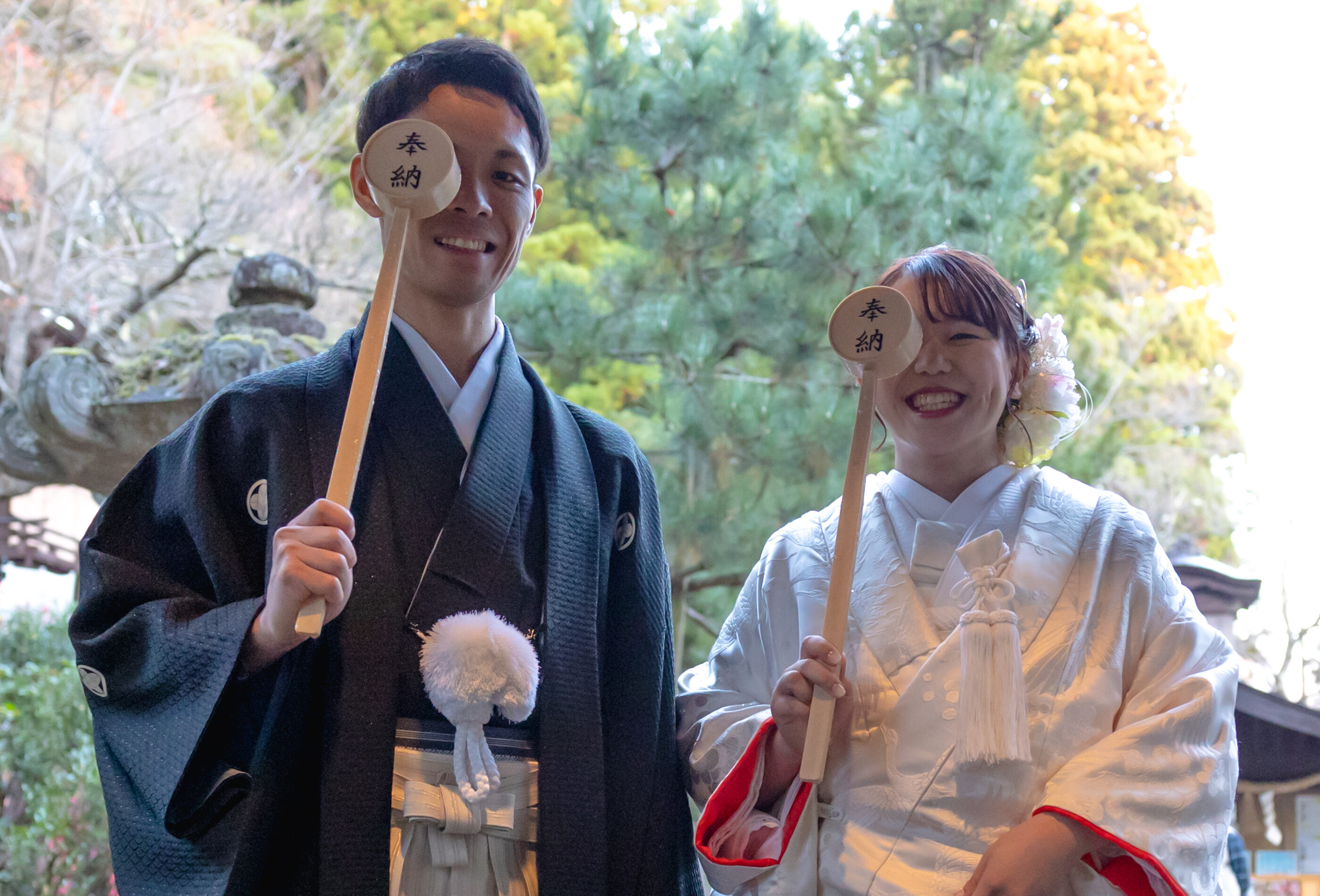 笑顔が素敵なおふたり…末永くお幸せに♡